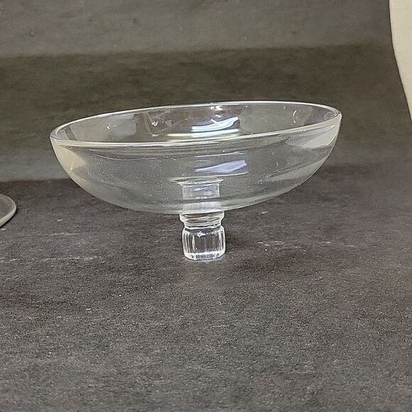 Vintage 1940's Cambridge Glass Clear Candleholder - Picture 4 of 4